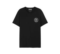 Versace Jeans Couture - Tee-shirt saisonnier avec impression V Emblem - Homme - Tops - Noir - Taille: 2XL