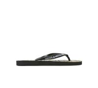 Versace Jeans Couture - Tongs Noires Modèle Élégant - Homme - Chaussures - Noir - Taille: 35 EU