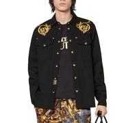 Versace Jeans Couture Unisex Regalia Baroque Denim Shirt Jacket Hemd Jacke XS