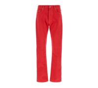 Versace - Jeans droits - Homme - Jeans - Rouge - Taille: W32
