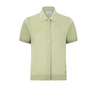 Versace - Knit Polo Cardigan - Femme - Pulls - Vert - Taille: 40 FR
