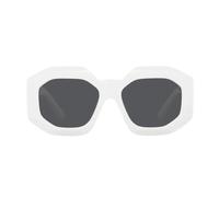 Versace - Lunettes de soleil élégantes avec verres gris foncé - unisex - Accessoires - Blanc - Taille: 56 MM