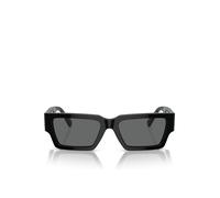 Versace Lunettes de soleil VE4459 GB1/87 Acétate Carré Monture Noire Verres Gris foncé Unisexe