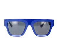 Versace - Lunettes de soleil rectangulaires - unisex - Accessoires - Bleu - Taille: 53 MM