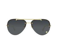 Versace - Lunettes de Soleil Style Pilote avec Pont en Or - unisex - Accessoires - Jaune - Taille: 60 MM