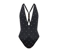 Versace - Maillot une pièce avec des appliqués scintillants - Femme - Maillots de bain - Noir - Taille: 44 FR