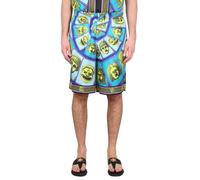 Versace - Masks Foulard Silk Shorts - Homme - Shorts - Multicolore - Taille: L