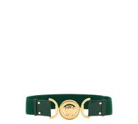 Versace - Medusa '95 Croc-Effect Belt 2.4" - Femme - Accessoires - Vert - Taille: S