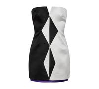 Versace - Mini-robe en soie duchesse - Femme - Robes - Multicolore - Taille: 38 FR