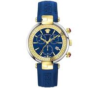 Chronographe Femme Versace bracelet s quartz Revive Chrono VE2M00221 Bleu G