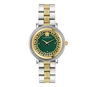 Versace Ve7f00523 35mm 5atm Quartz Analogical Woman Watch Argenté Femme