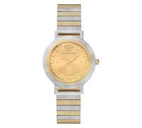 Versace Montre analogique pour femme avec cadran doré VE3D00422
