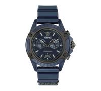 Versace - Montre Chronographe - unisex - Accessoires - Bleu - Taille: ONE Size