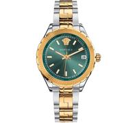 Versace - Montre Femme Verte en Acier Inoxydable - Femme - Accessoires - Multicolore - Taille: ONE Size
