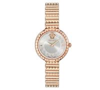 Versace - Montre Greca Goddess Petite - Femme - Accessoires - Jaune - Taille: ONE Size