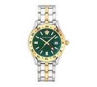 Versace - Montre Greca Time GMT - Femme - Accessoires - Gris - Taille: ONE Size