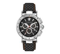 Versace Montre Hommes Montre Bracelet Cuir Mystique Sport Chronographe VFG040013