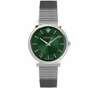 Versace Montre Hommes Montre Bracelet en Acier Inoxydable V-Circle VE5A00620