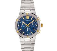 Versace - Montre pour homme Greca Logo - Homme - Accessoires - Gris - Taille: ONE Size