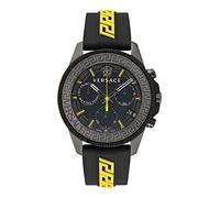 Versace Montre pour homme IP Gunmetal 45 mm Greca Action Chrono VE3J00322, gris, Greca Action Chrono