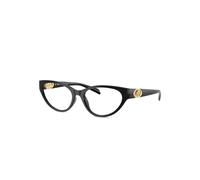 Versace - Monture optique - Femme - Accessoires - Noir - Taille: 54 MM