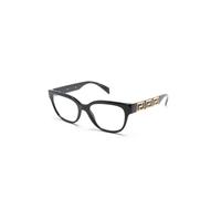 Versace - Monture Optique Noire Style Classique - Femme - Accessoires - Noir - Taille: 54 MM