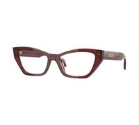 Versace - Monture Optique Ve3373U - Femme - Accessoires - Rouge - Taille: 52 MM