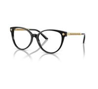 Versace - Montures Lunettes Noir Or Logo - unisex - Accessoires - Jaune - Taille: 54 MM