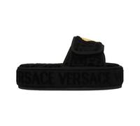 Versace - Mules noires baroques avec emblème de Méduse - unisex - Chaussures - Noir - Taille: 43 EU