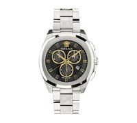 Versace - New Chrono Geo 43mm - Homme - Accessoires - Gris - Taille: ONE Size