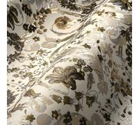 VERSACE Papier Peint à fleurs 387066 Beige perlé Blanc Brun Vrilles Baroque