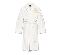 Versace - Peignoir avec logo - Homme - Vêtements de nuit et de détente - Blanc - Taille: XL