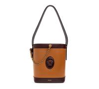 Versace - Pivot Small Bucket Shoulder Bag - Femme - Sacs - Brun - Taille: ONE Size