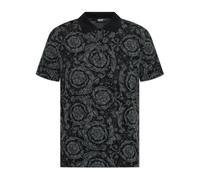 Versace - Polo avec motif Barocco - Homme - Tops - Noir - Taille: 2XL