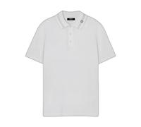 Versace - Polo Medusa Brodé - Homme - Tops - Blanc - Taille: XL