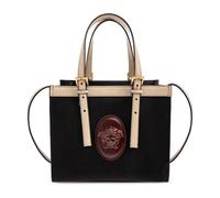 Versace - Rivière Mini Canvas Tote - Femme - Sacs - Noir - Taille: ONE Size