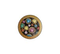 Versace Rosenthal - Assiette Plate 17Cm Méduse Amplifiée Versace - Porcelaine
