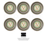 Versace Rosenthal - barocco mosaic - Set 6 Vaisselle Plan / Pain CM 17