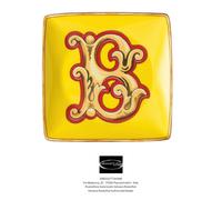 Versace Rosenthal - Tasse Carrée Plan 12cm Versace Holiday Alphabet B