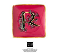 Versace Rosenthal - Holiday Alphabet - R - Tasse Carrée Plan CM 12 x 12