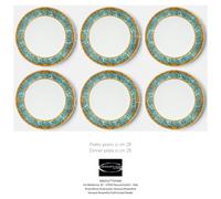 Versace Rosenthal - La Scala del Palazzo Vert - Set 6 Vaisselle Étages Ø CM 28