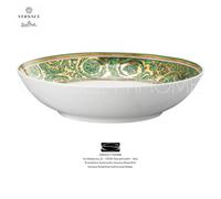 Versace Rosenthal - Medusa Garland Green - fond plat CM 22 - Revendeur
