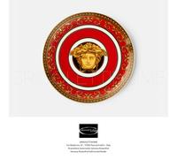 Versace Rosenthal - Medusa Rouge - Plat CM 17 - Modèle Neuf - Revendeur