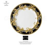 Versace Rosenthal Prestige Gala Ariette plate 27 cm Noir Gris Or Porcelaine