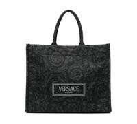Versace - Sac Fourre-Tout Barocco Jacquard Noir - Homme - Sacs - Noir - Taille: ONE Size