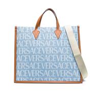 Versace - Sac Fourre-Tout Bleu avec Logo - Homme - Sacs - Bleu - Taille: ONE Size