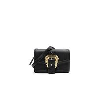 Versace Sac Jeans Couture en cuir noir