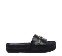 Versace - Sandales Noires avec Talon Compensé de 4-5 cm - Femme - Chaussures - Noir - Taille: 37 EU