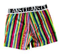 Versace Shorts Court Pantalon 90er Ans Rayé Multicolore Bandes De