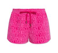 Versace - Shorts en éponge de coton - Femme - Shorts - Rose - Taille: 36 FR